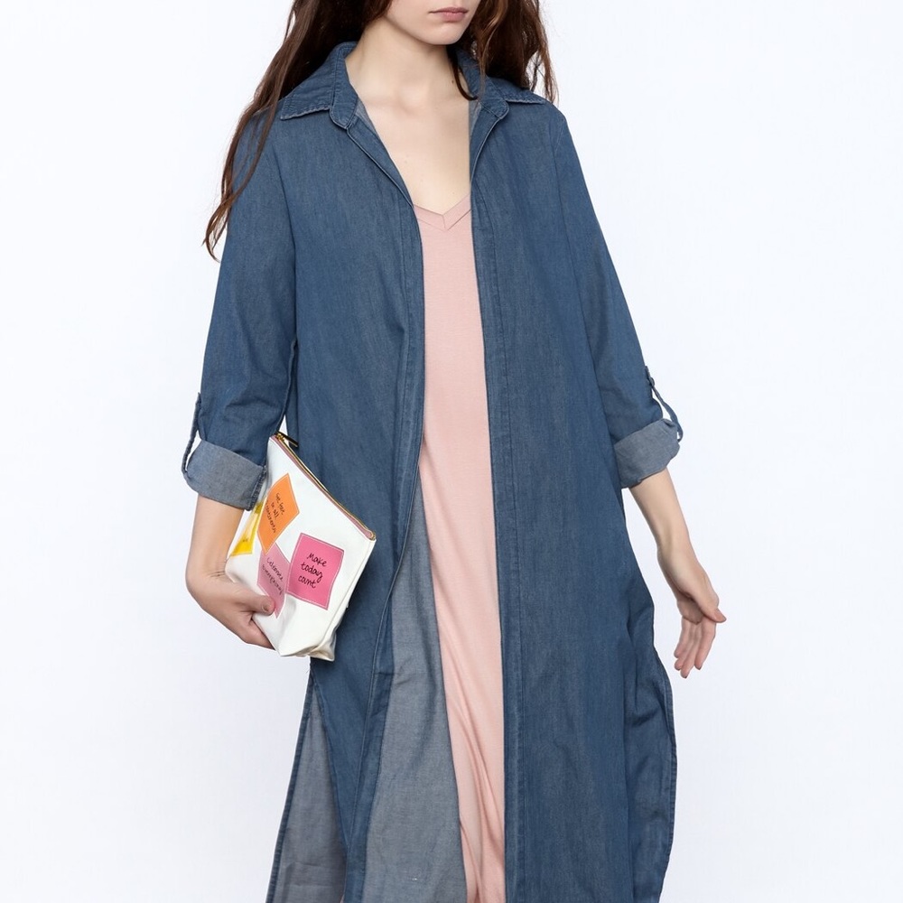 New Denim Duster Jean Jacket Kimono